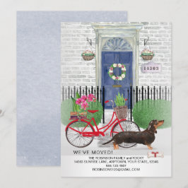 Anúncio Movendo a porta do bicho preto Dachshund Nova casa