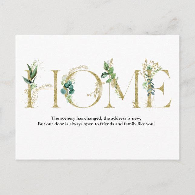 Anúncio movente nós movemos o cartão (Frente)