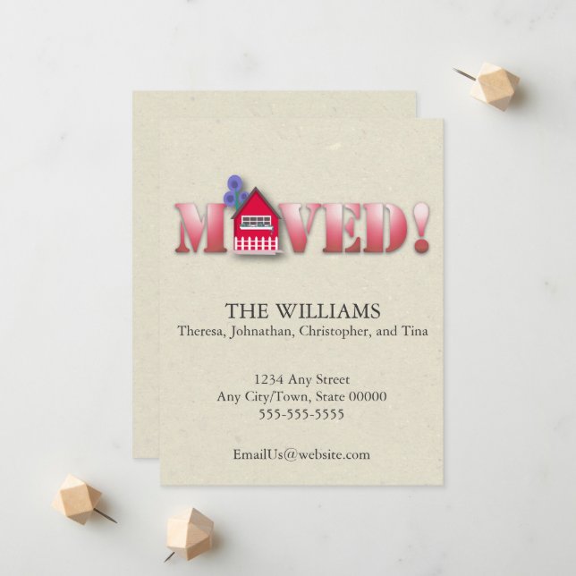 Anúncio Movido (Vermelho) (Frente/Verso In Situ)