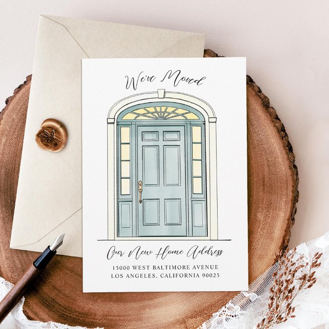 Anúncio Movimentação de Aquarela de Porta Colonial (Criador carregado)