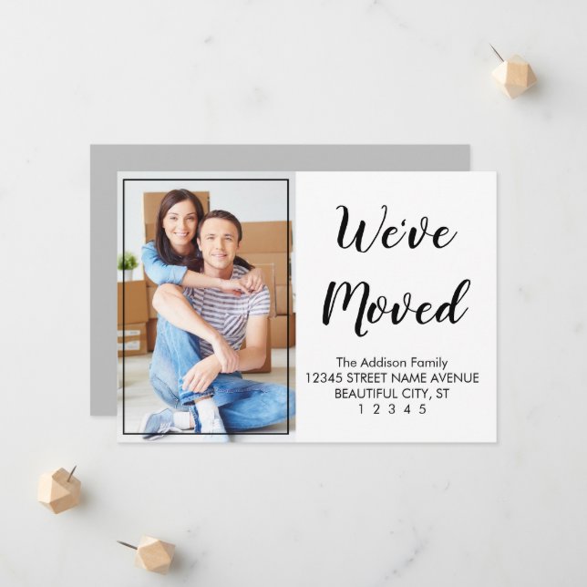 Anúncio Movimentação de Fotografia de Script Preto de Cuta (Frente/Verso In Situ)