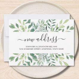 Anúncio Movimentação de Novo Endereço de Cores d'Água