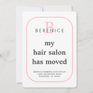 Anúncio  Movimentação do Monograma de Tipografia de Novo