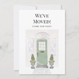 Anúncio Movimentamos a nova porta verde de aquarela domést