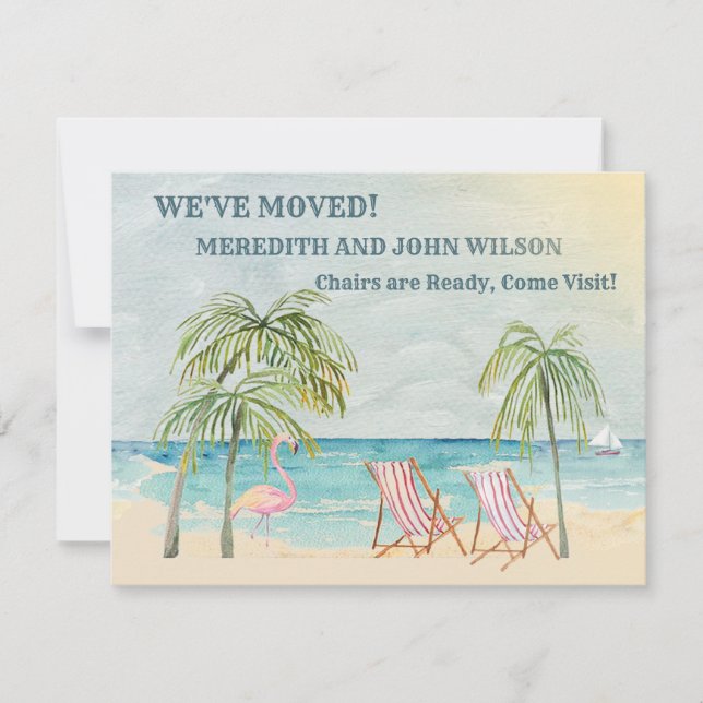 Anúncio Movimentamos Aquarela Ocean Beach Clássica Mover (Frente)