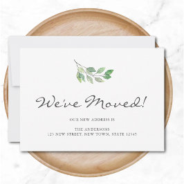 Anúncio Movimentamos Folhas de Aquarela Movendo-se