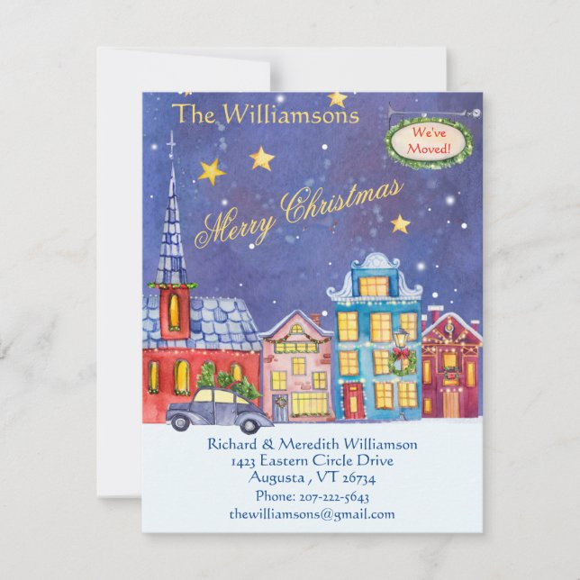 Anúncio Movimentamos o movimento plano da vila de Natal (Frente)