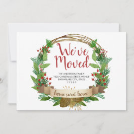 Anúncio Movimentamos o Natal Feriado Acorn Wreath Moving