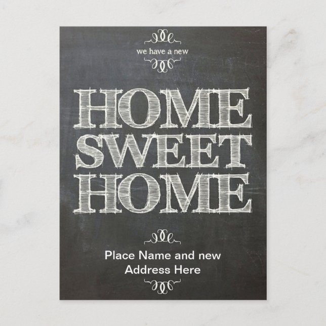 Anúncio Movimentamos o novo cartão postal do quadro de avi (Frente)