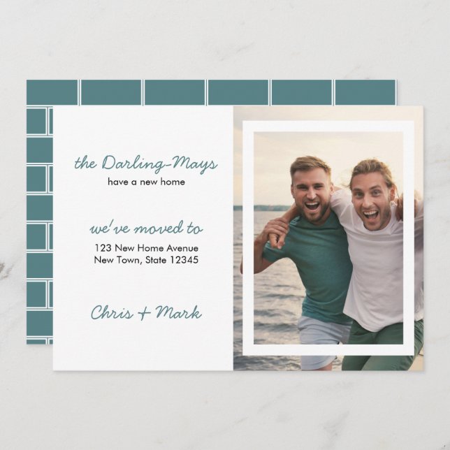 Anúncio Movimentamos o novo endereço personalizado do Phot (Frente/Verso)