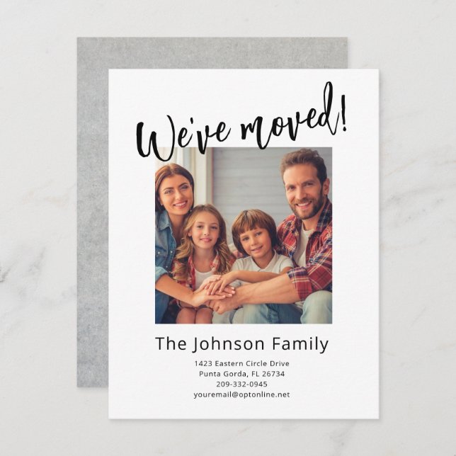 Anúncio Movimentamos o orçamento de fotos da família Na mo (Frente/Verso)