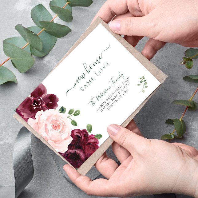 Anúncio Movimento elegante moderno de aquarela floral (Criador carregado)