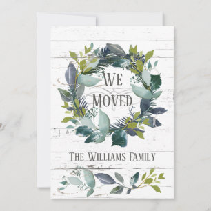 Anúncio Movimento Rustic Greenery Laurel Wreath Family