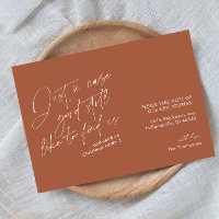 Movimento Simples Moderno Funny Terracotta Rust