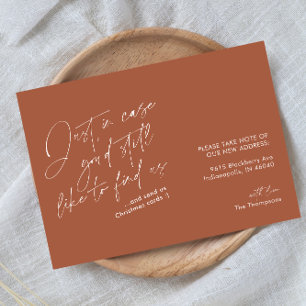 Anúncio Movimento Simples Moderno Funny Terracotta Rust