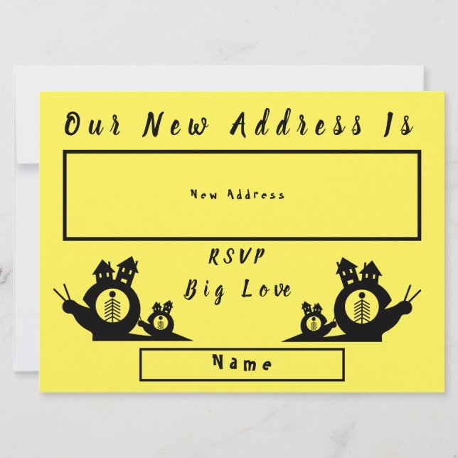 Anúncio Mudamos A Casa De Caracóis Para O Lançamento De Ca (Verso)