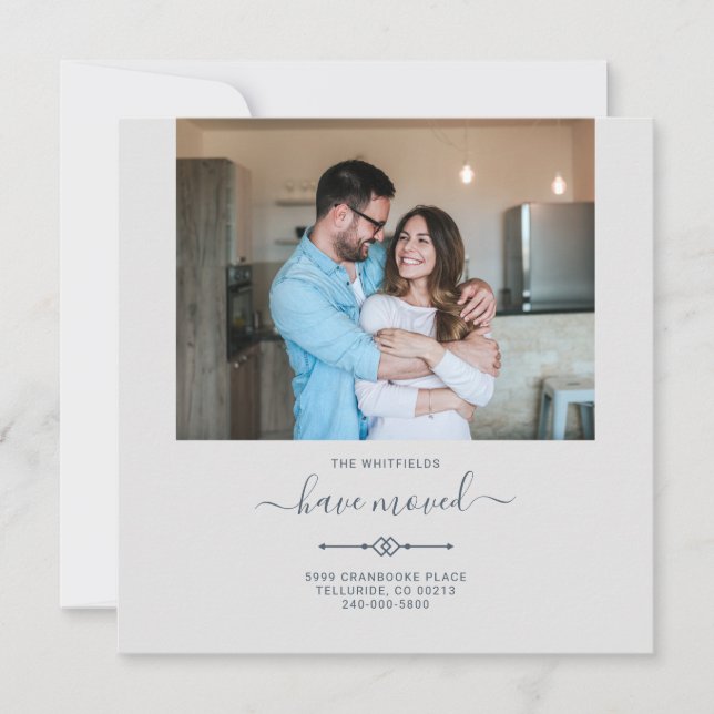 Anúncio Mudámos a Mudança de Endereço Foto Movimentação (Frente)