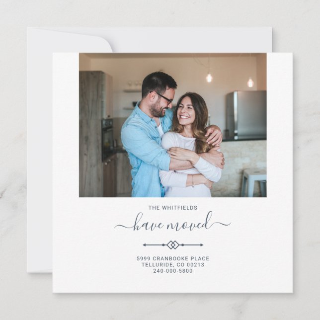 Anúncio Mudámos a Mudança de Endereço Foto Movimentação (Frente)