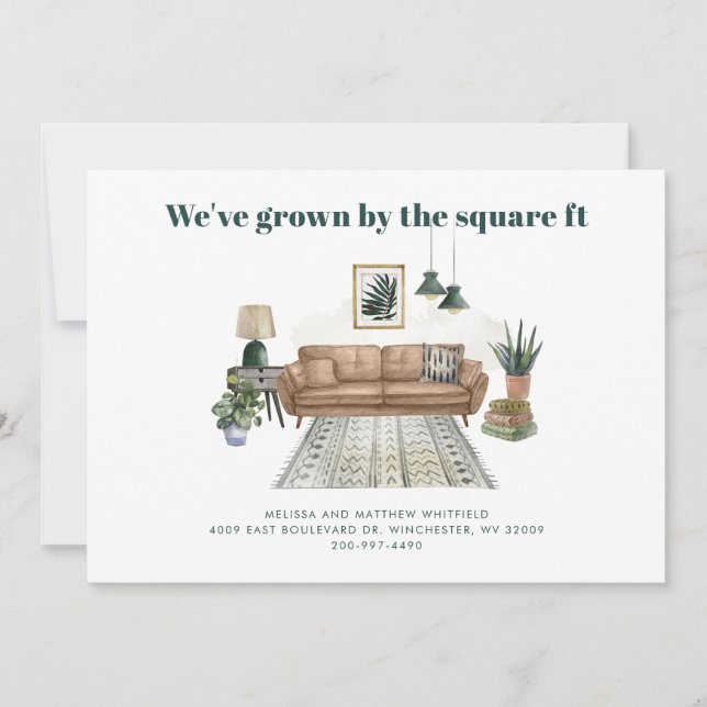 Anúncio Mudamos de Endereço Movendo Boho (Frente)