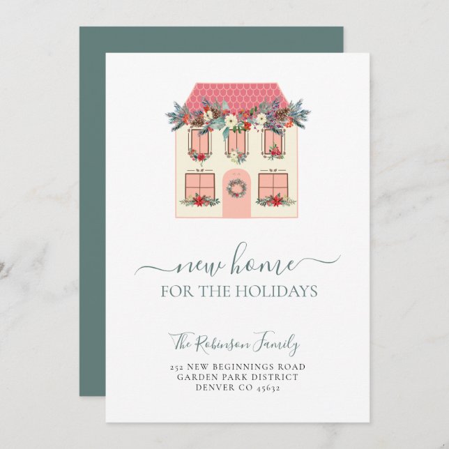 Anúncio Mudamos de Natal novo para casa (Frente/Verso)