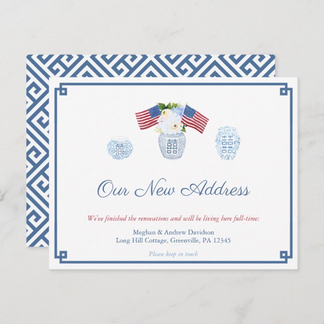 Anúncio Mudamos de novo endereço para Ginger Jar Clássico  (Frente/Verso)