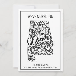 Anúncio Mudamos Floral Mandala Alabama New Home