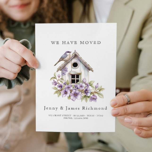 Anúncio Mudámos - novo endereço na casa dos pássaros (Criador carregado)