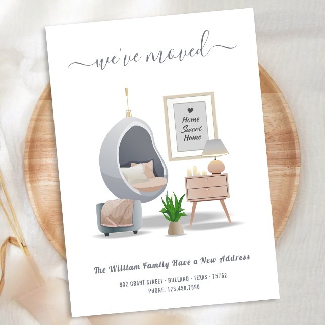 Anúncio Mudámos O Endereço Para Uma Mudança Limpa De Aquar (Criador carregado)