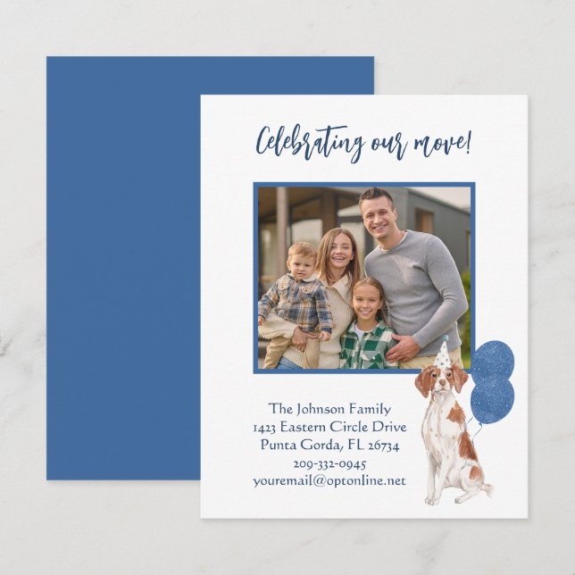 Anúncio Mudamos o orçamento de fotos da família Brittany S (Frente/Verso)