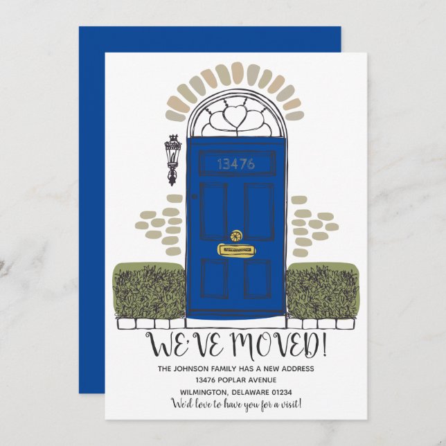 Anúncio Mudámos - Porta Whimsical - Novo Endereço (Frente/Verso)