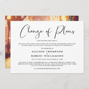 Anúncio Mudança de casamento menor e menor