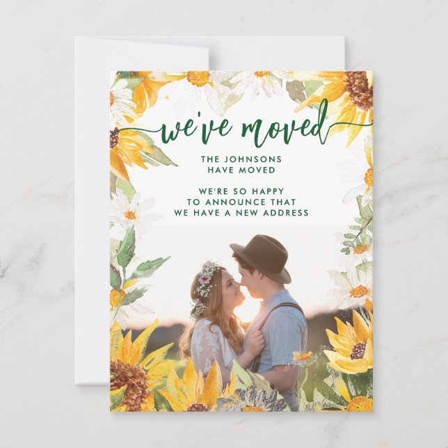 Anúncio Mudança de Endereço da Flor do Sol Botânica (Frente)