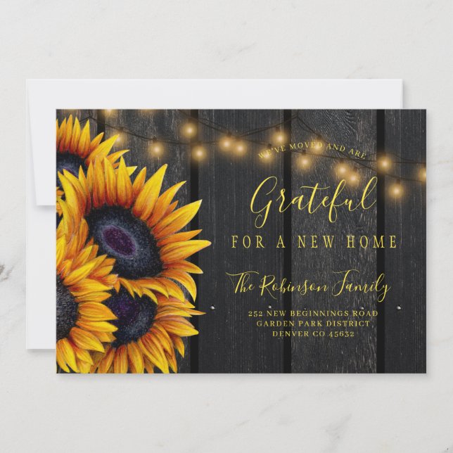 Anúncio Mudança de endereço do novo lar (Frente)