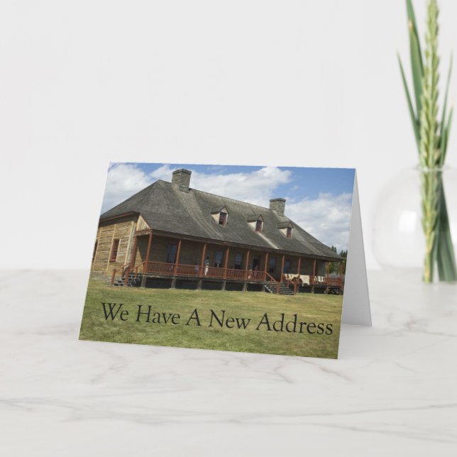 Anúncio Mudança de endereço: Forte selvagem (Frente)