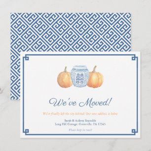 Anúncio Mudança de Endereço Inteligente de Outono da Abóbo