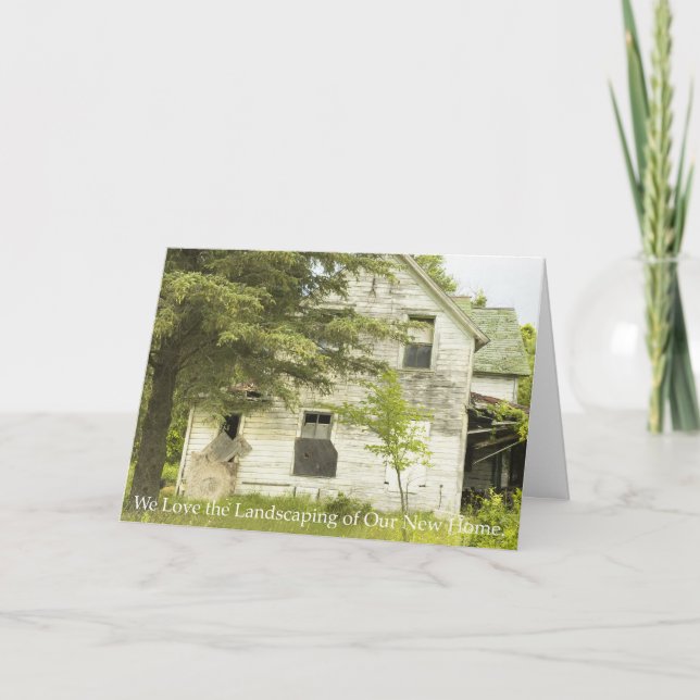 Anúncio Mudança de endereço: Landscaping (Frente)