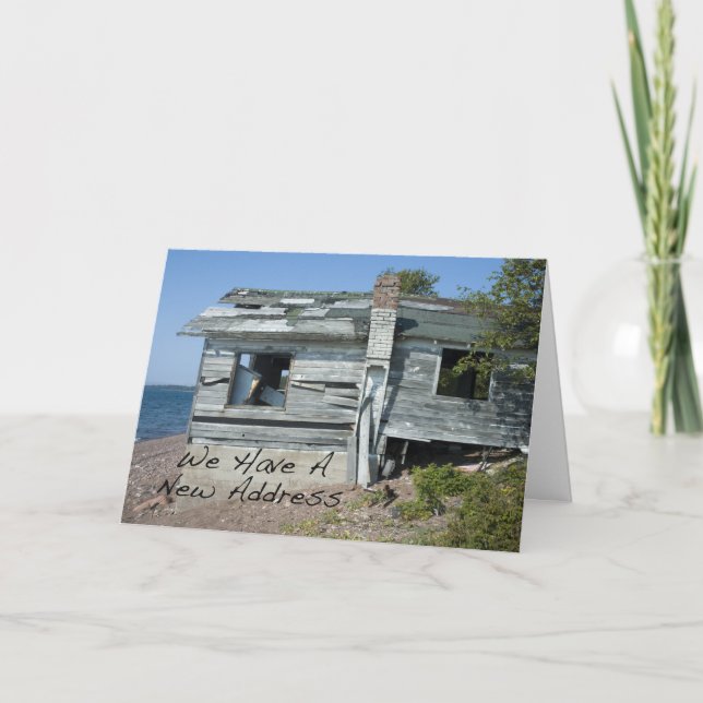 Anúncio Mudança de endereço: na água (Frente)