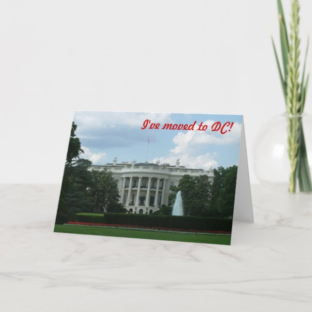 Anúncio Mudei-me para Washington DC (Frente)