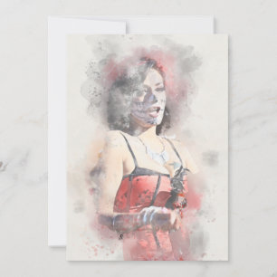 Anúncio Mulher Adorável Na Placa Parade