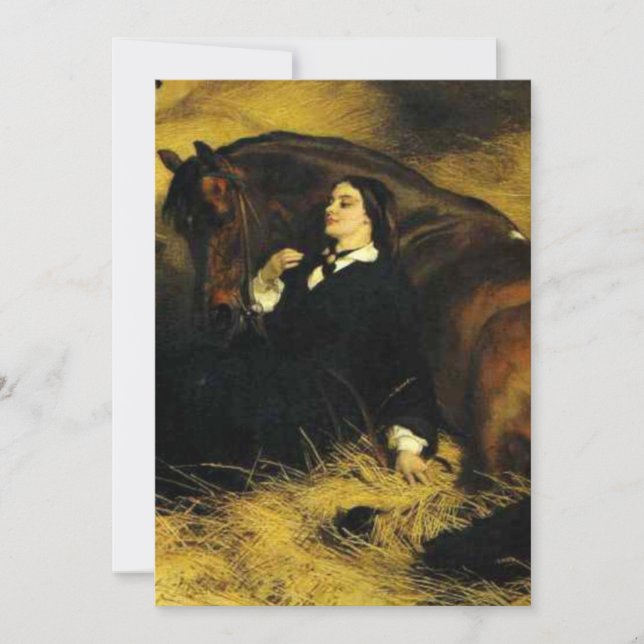Anúncio Mulher e Cavalo (Frente)