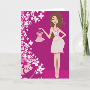 Anúncio mulher grávida morena