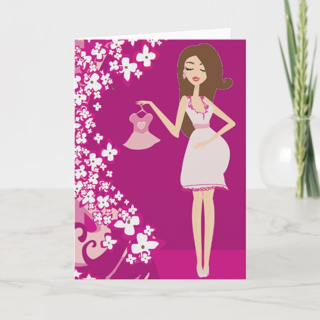 Anúncio mulher grávida morena (Frente)