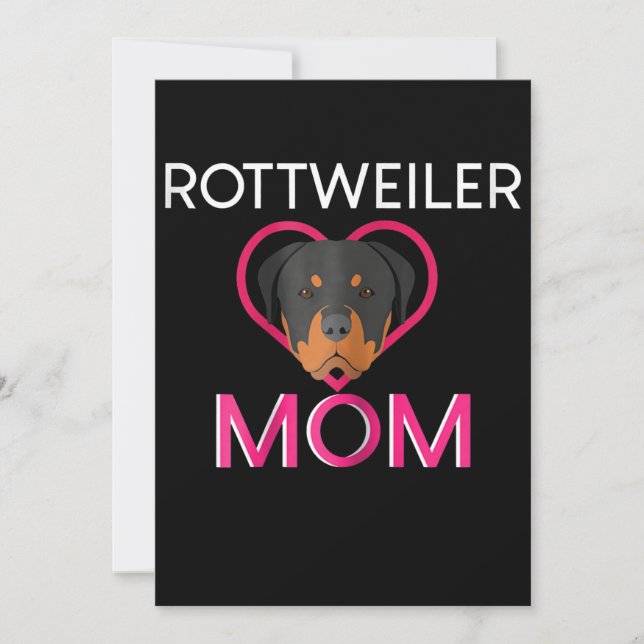Anúncio Mulheres Rottweiler Mãe (Frente)
