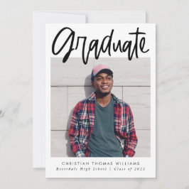 Anúncio Multifotografia de Graduação de Script Moderno do