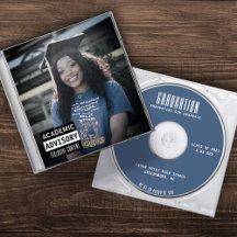 Music CD Case Album Cobrir Blue Graduation