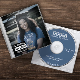 Anúncio Music CD Case Album Cobrir Blue Graduation