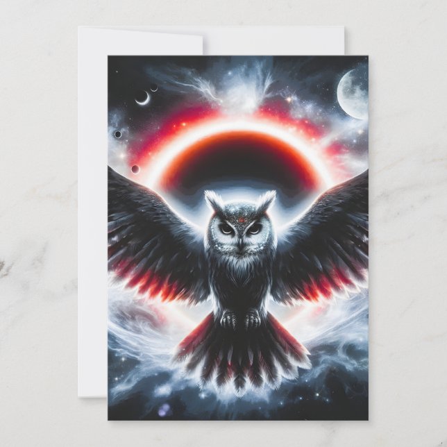 Anúncio Mystical Cosmic Celestial Owl (Frente)