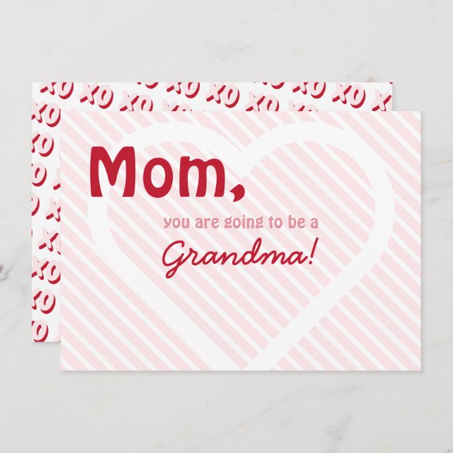 Anúncio Namorados Rosa Ultrassom Revelação da Gravidez (Frente/Verso)