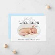 Nascimento Bebê Novo Foto Simples Flat