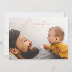 Anúncio Nascimento da bolinhas com nome de script moderno